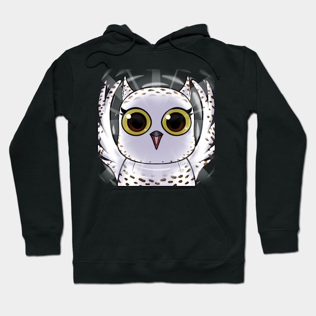 hedwid 2.5 Years Ultimate Snowy Owl Hoodie by AV90